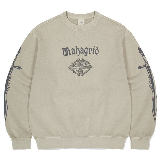 Mahagrid Dagger Pigment Sweatshirt in Khaki