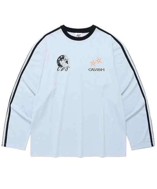 Cavish GLOBE FOOTBALL LONG SLEEVE TEE