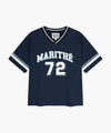 Marithé François Girbaud Kids V Neck Nylon Woven Tee
