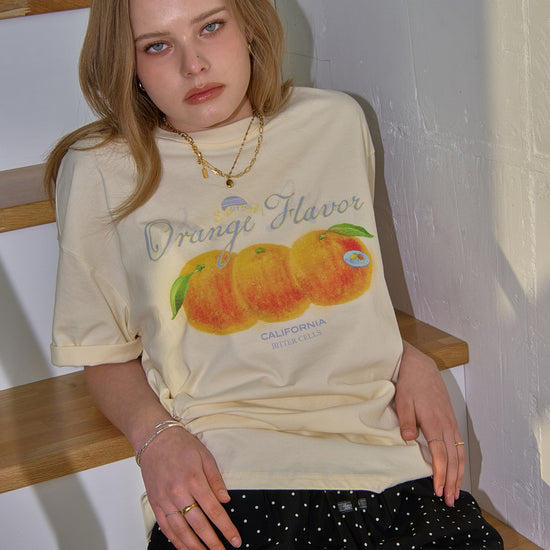 Bitter Cells Sunset Orange Tee