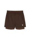 MLB Women's Sportive Ribstop Light Weight Sheer 4in Shorts