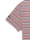 MLB Women's Sportive Stripe Crop T-Shirts