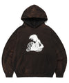Cavish DYED ROCHA HOODIE [BLACK]