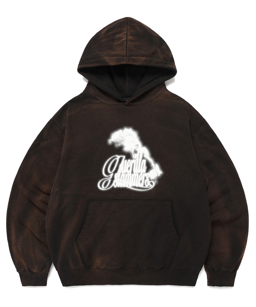 Cavish DYED ROCHA HOODIE [BLACK]