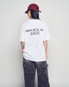 ADLV Glitter Point Basic Logo Short Sleeve T-Shirt