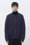 General Idea MAN Wool Blend Hairy Loose Fit Cardigan