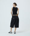Mahagrid Cross Stud Twill Shorts