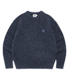 Cavish Two Tone Boucle Knit Crewneck