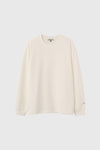 General Idea UNISEX Basic Sakariaba Long Sleeve Tee [WHITE]