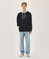 Marithé François Girbaud SHADOW CLASSIC LOGO COLOR BLOCK HOODIE oatmeal
