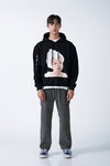 ADLV ADLV Baby Face Hoodie Black Bubble