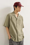 General Idea MAN Open Collar Half Shirt