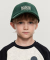 Marithé François Girbaud Kids Classic Logo Corduroy Ball Cap Green