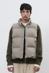 General Idea UNISEX Nylon Padding Vest [Ash Khaki]