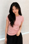 General Idea WOMAN Slim Fit Multi Stripe T-Shirt