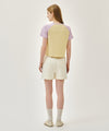 Marithé François Girbaud W VINTAGE CLASSIC LOGO SWEAT SHORTS heather gray