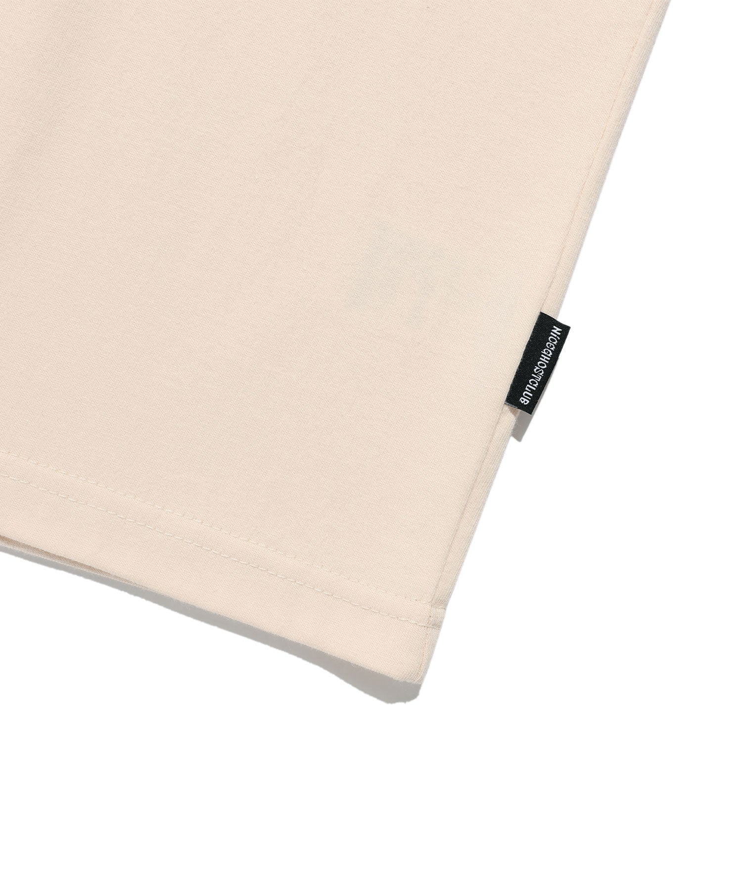 Nice Ghost Club Girl Blowing Symbol Big Tee [Beige]