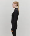 Marithé François Girbaud Marithé SPORT W SLIM ZIP-UP JACKET BLACK
