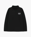 Marithé François Girbaud Kids Classic Logo Half Neck Long Sleeve - Ivory
