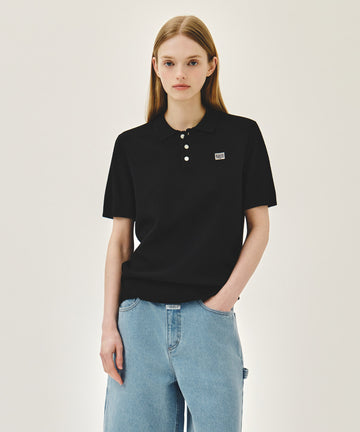 Marithé François Girbaud COOL TOUCH COLLAR HALF KNIT