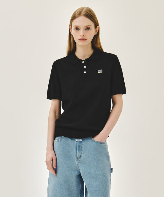 Marithé François Girbaud COOL TOUCH COLLAR HALF KNIT