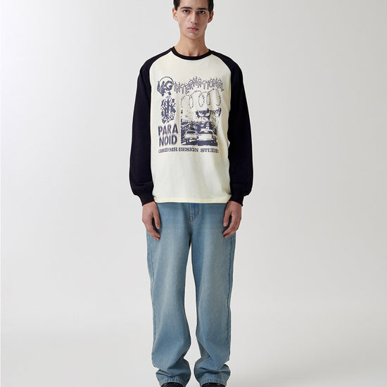 Mahagrid International Raglan Long Sleeve Tee