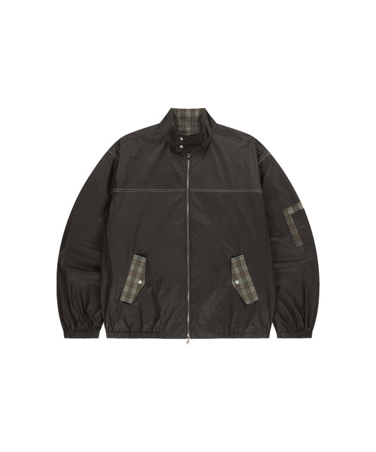 Mahagrid Check Harrington Jacket