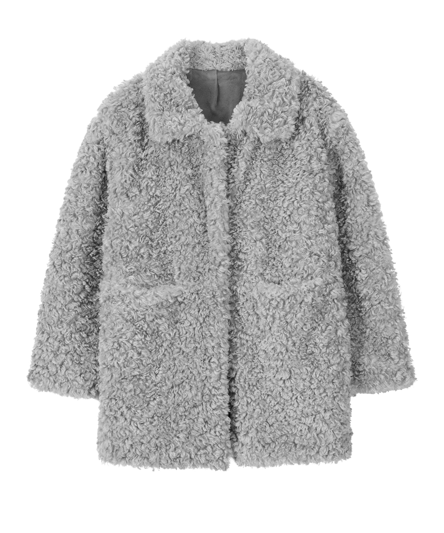 Bitter Cells Curly Collar Fur Jacket