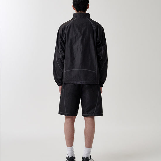 Mahagrid Cover Stitch Nylon Track Short