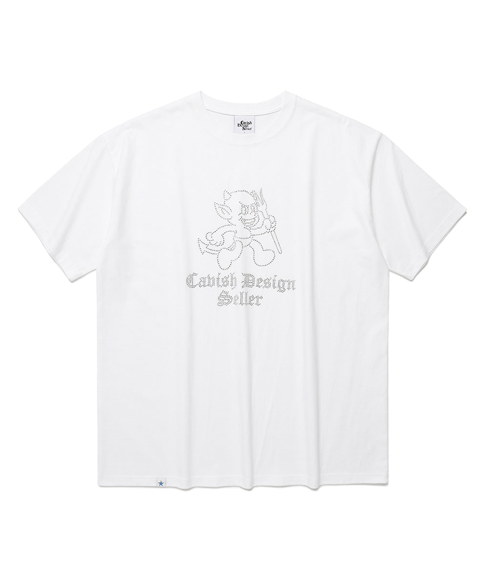 Cavish HOTFIX DEVIL SS TEE [WHITE]