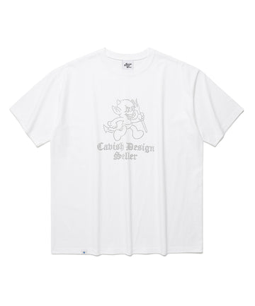 Cavish HOTFIX DEVIL SS TEE [WHITE]