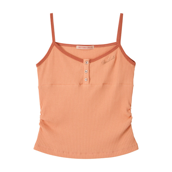 Bitter Cells V Neck Shirring Sleeveless