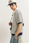 General Idea MAN Stripe Half Collar Knit
