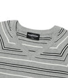 Nice Ghost Club Multi Stripe 3 Star V Neck Knit