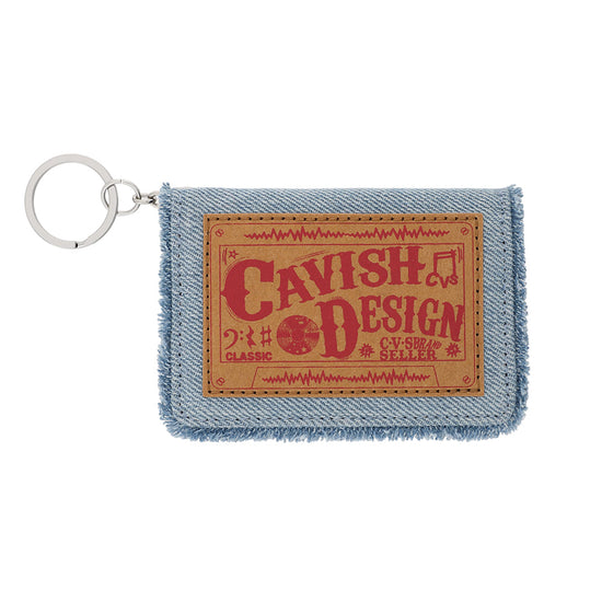 Cavish RAWCUT WASHED DENIM WALLET