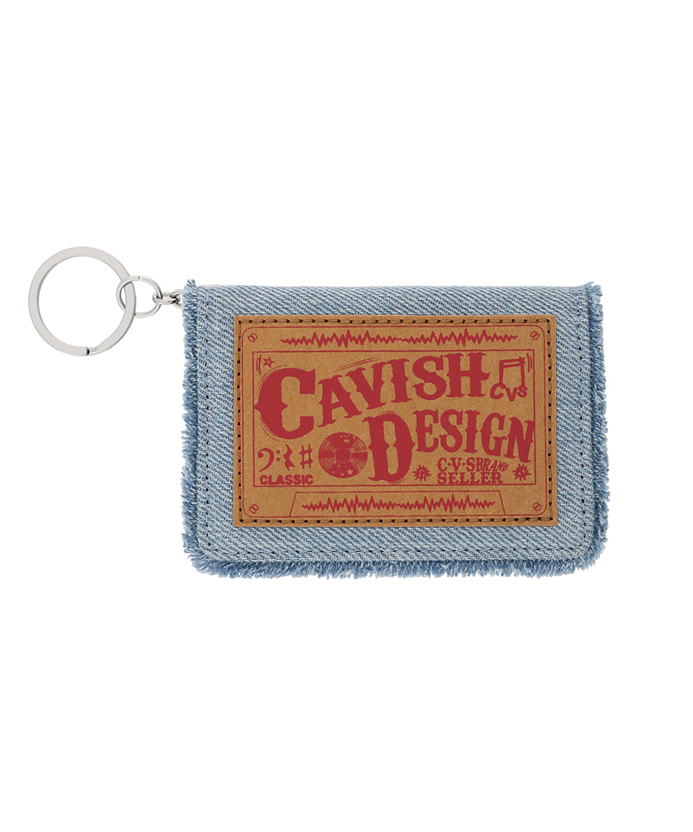 Cavish RAWCUT WASHED DENIM WALLET