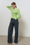 General Idea WOMAN Stripe Layered Pullover