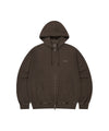 Mahagrid Slash Logo Pigment Zip Up Hoodie