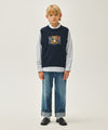 Marithé François Girbaud Kids Bear Classic Logo Knit Vest