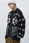 General Idea UNISEX High Neck Nordic Zip-Up Cardigan