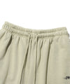 Nice Ghost Club Skull Graffiti Pigment Sweatpants [Beige]
