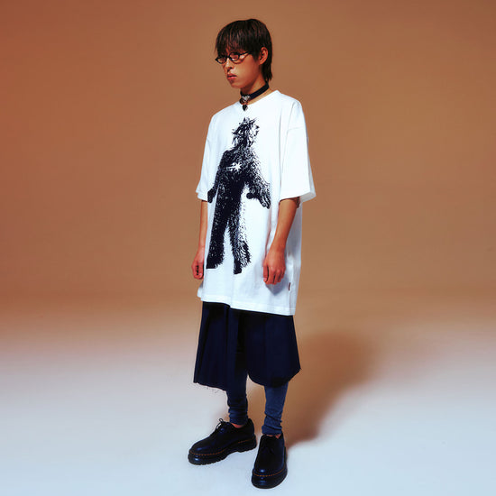 Nice Ghost Club Blue Boy Big Big Tee [White]