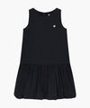 Marithé François Girbaud Kids Bubble Sleeve Sleeveless Onepiece Black