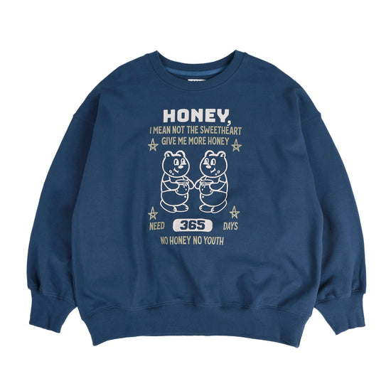 AEAE MORE HONEY SWEATSHIRTS - NAVY