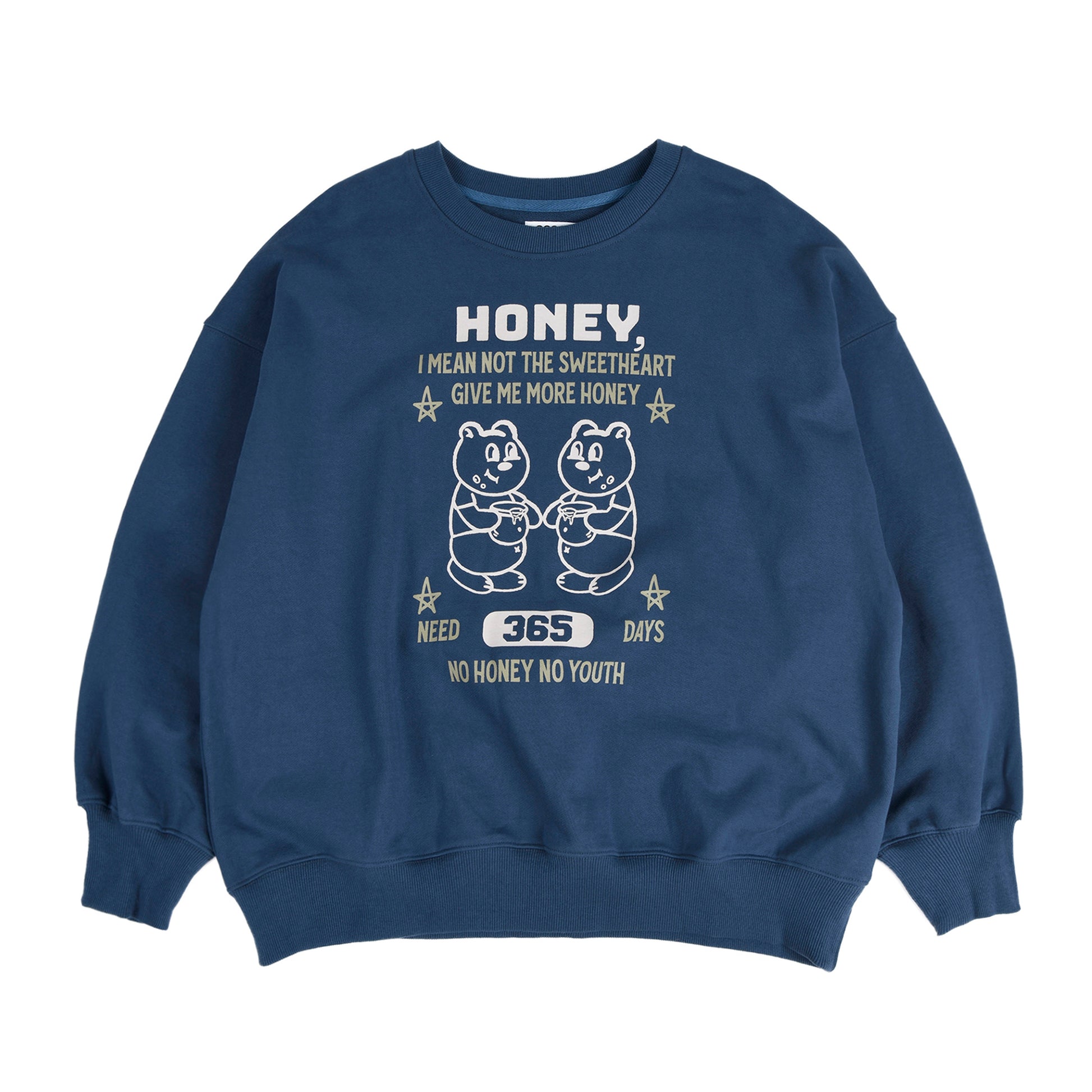 AEAE MORE HONEY SWEATSHIRTS - NAVY