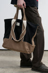General Idea Unisex Easy Canvas Tote Shoulder Bag [Black]