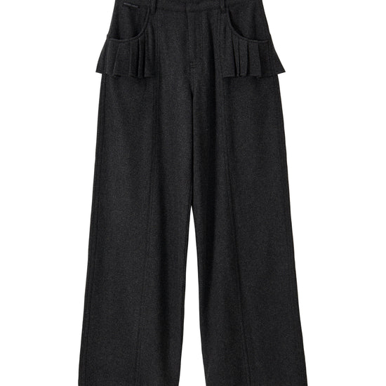 Bitter Cells Illusion Wool Wide Pants