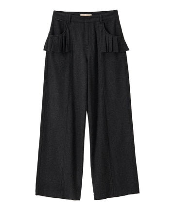 Bitter Cells Illusion Wool Wide Pants