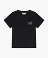 Marithé François Girbaud Kids Doodle Classic Logo Pocket Point Tee Black