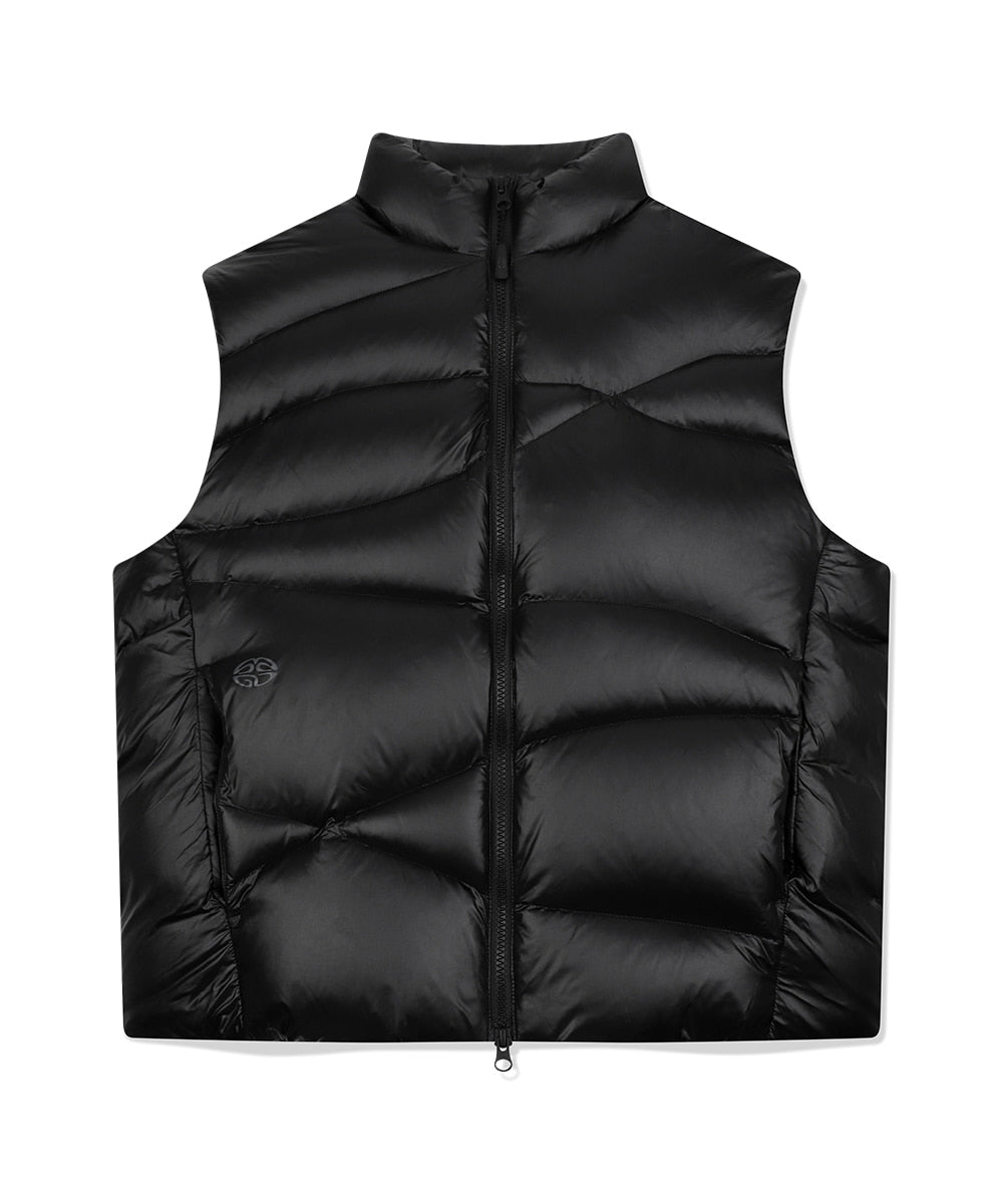 Mahagrid Wavy Down Vest